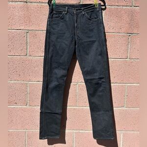 Levi's Vintage Clothing * LVC 606 Overdye Black 30x31.5 Orange Tab Jeans